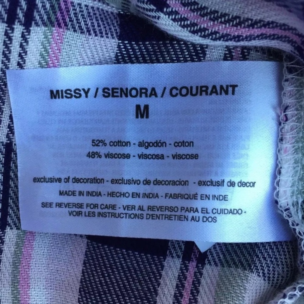 William Rast Plaid Button Down Short Sleeves Shir… - image 6